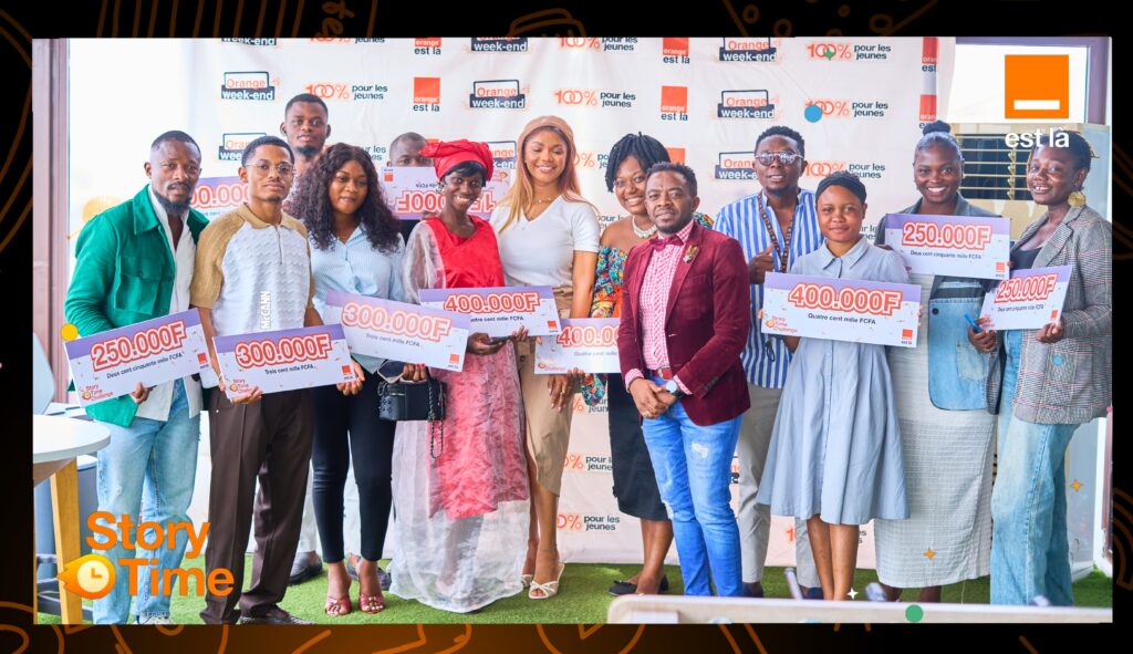 Cérémonie de remise des prix du Orange Story Time Challenge 2025