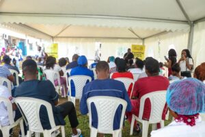 Conférence de presse organisée par MTN Cameroon et les responsables de l’Hôpital de District de Japoma pour présenter le projet Y'ello Care 2026