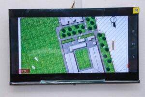 Plan architectural du futur laboratoire biomédical de l’Hôpital de District de Japoma présenté dans le cadre du programme Y'ello Care 2026 de MTN Cameroon