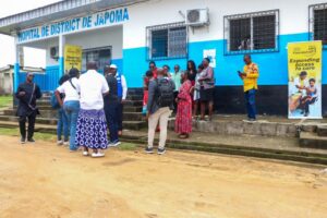 Visite de l’Hôpital de District de Japoma à Douala dans le cadre du projet Y'ello Care 2026 de MTN Cameroon